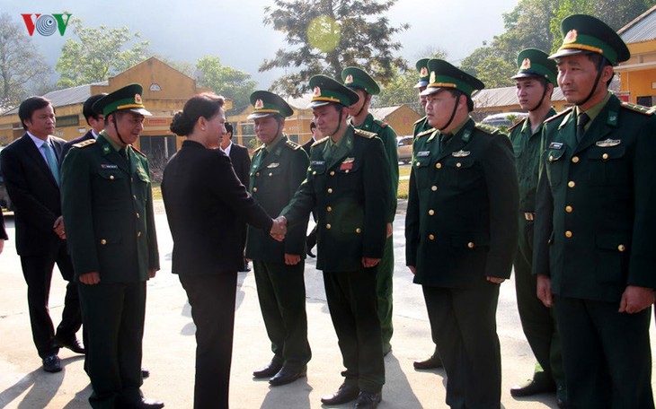 NA Chairwoman visits Dien Bien province - ảnh 1